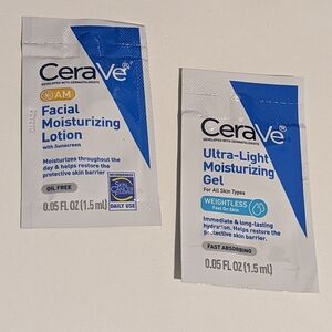 FREE WITH BUNDLE CeraVe Face Moisturizer Trial Size Set NWT!
